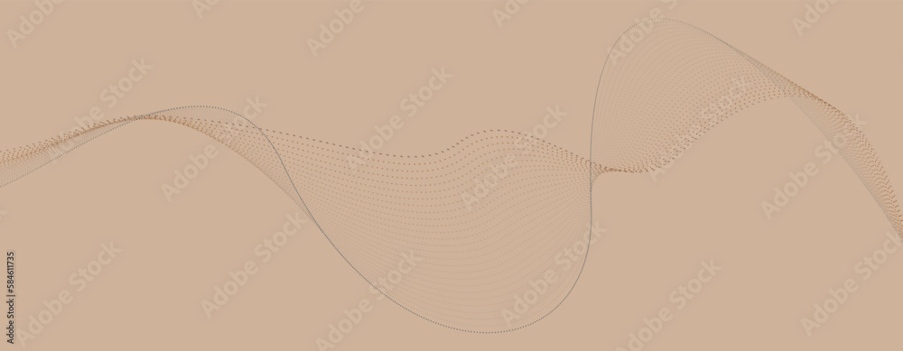Beige template with brown and gray wavy lines Beige template with brown and gray wavy lines