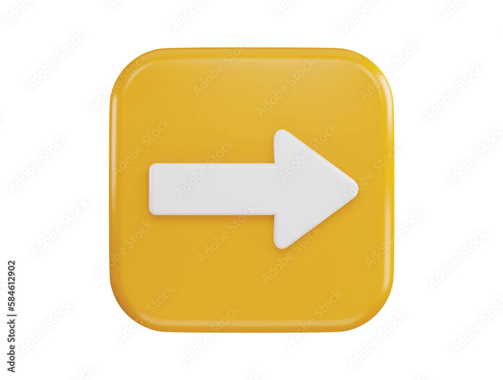 right arrow icon 3d rendering vector illustration right arrow icon 3d rendering vector illustration