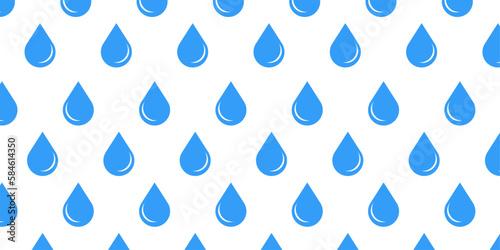 Blue water drop pattern background