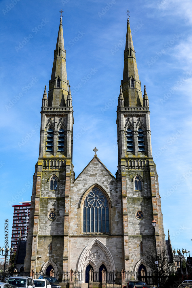 St Peter's catholic cathedral, Belfast, Northern Ireland. Ulster, U.K.