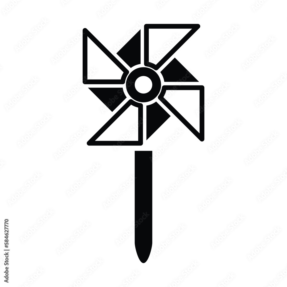 paper windmill icon, paper vector, windmill illustration paper windmill icon, paper vector, windmill illustration