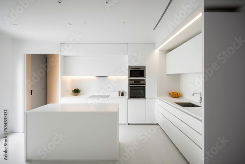 kitchen island, kitchen sink, modern kitchen, kitchen cabinets,modern home interior, modern kitchen appliances, kitchen cabinets, modern white kitchen, interior design, setting generative ai tool