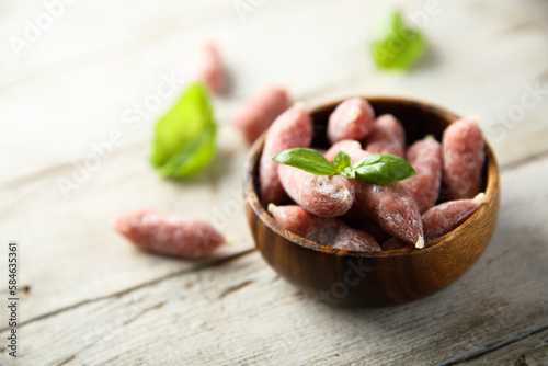 Traditional Italian mini salami