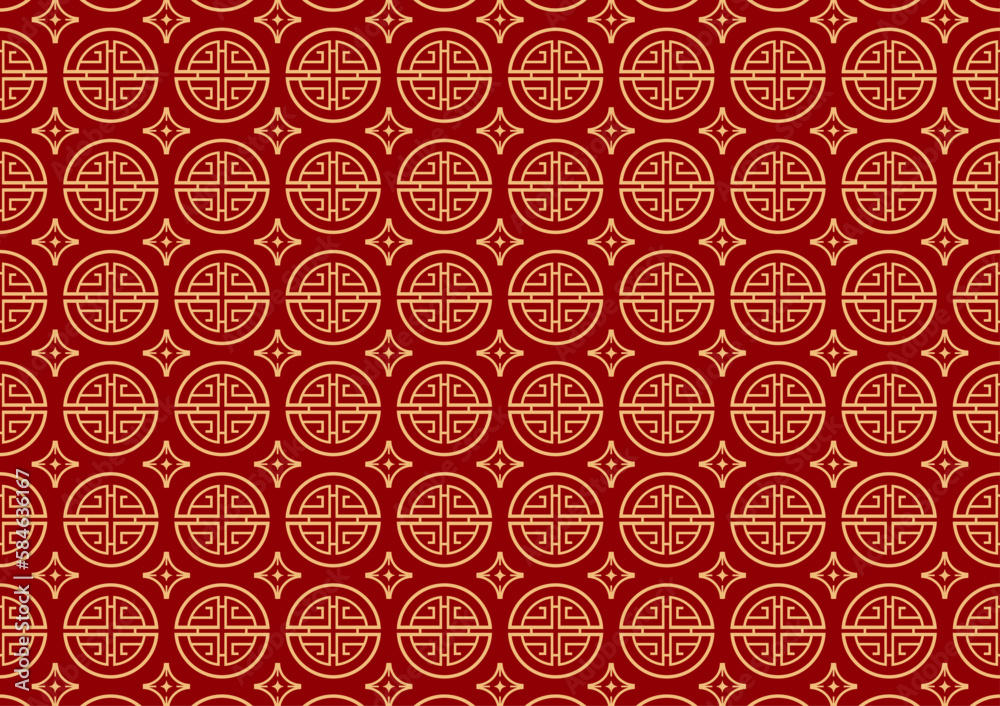 Korean traditional pattern wallpaper. Korean Textile.