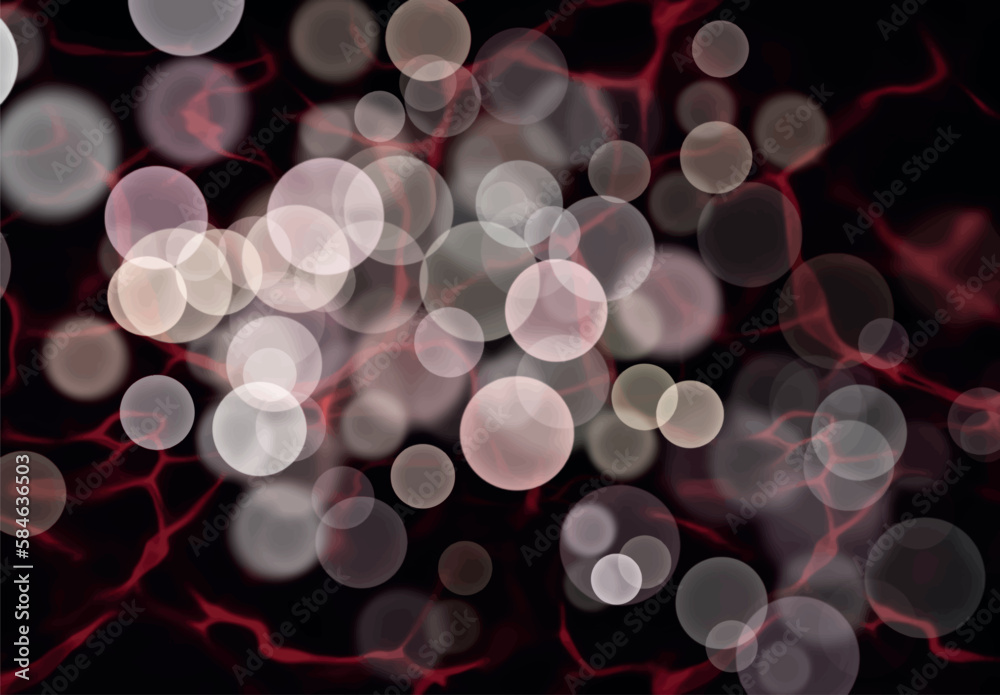 Illustrated bubble background vector Illustrated bubble background vector