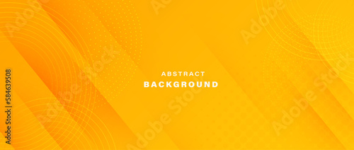 Yellow gradient abstract background with dynamic stripe lines vector