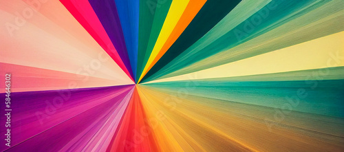 abstract background with rainbow  Generative AI Art Illustration
