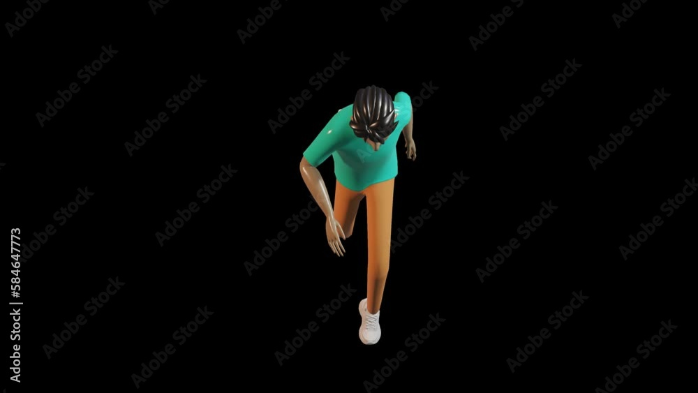Cartoon 3D animation of running v8 riicomp Cartoon 3D animation of running v8 riicomp