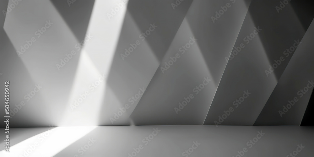 Gray background with shadow and light Gray background with shadow and light