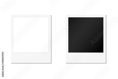 Vector Photo frame mock up design