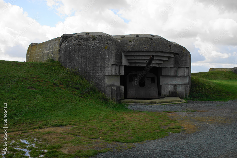 German WWII Gun Battery at Longues-sur-Mer, Normandie, France German WWII Gun Battery at Longues-sur-Mer, Normandie, France