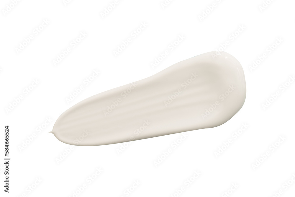 White cream isolated for element White cream isolated for element