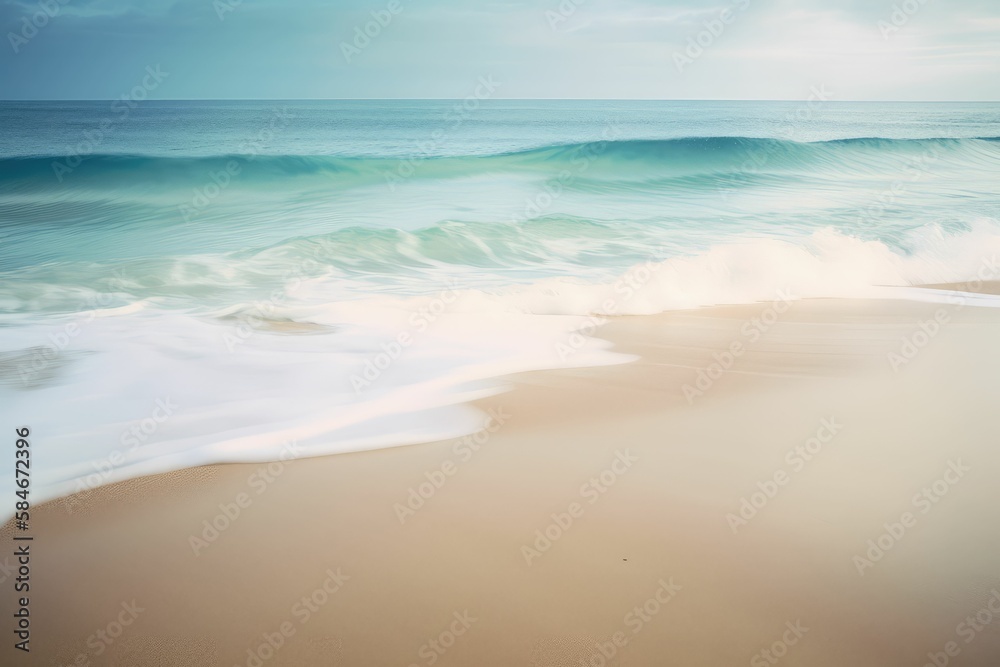 Fototapeta premium beach and sea, generative AI