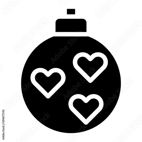 Christmas ball glyph 