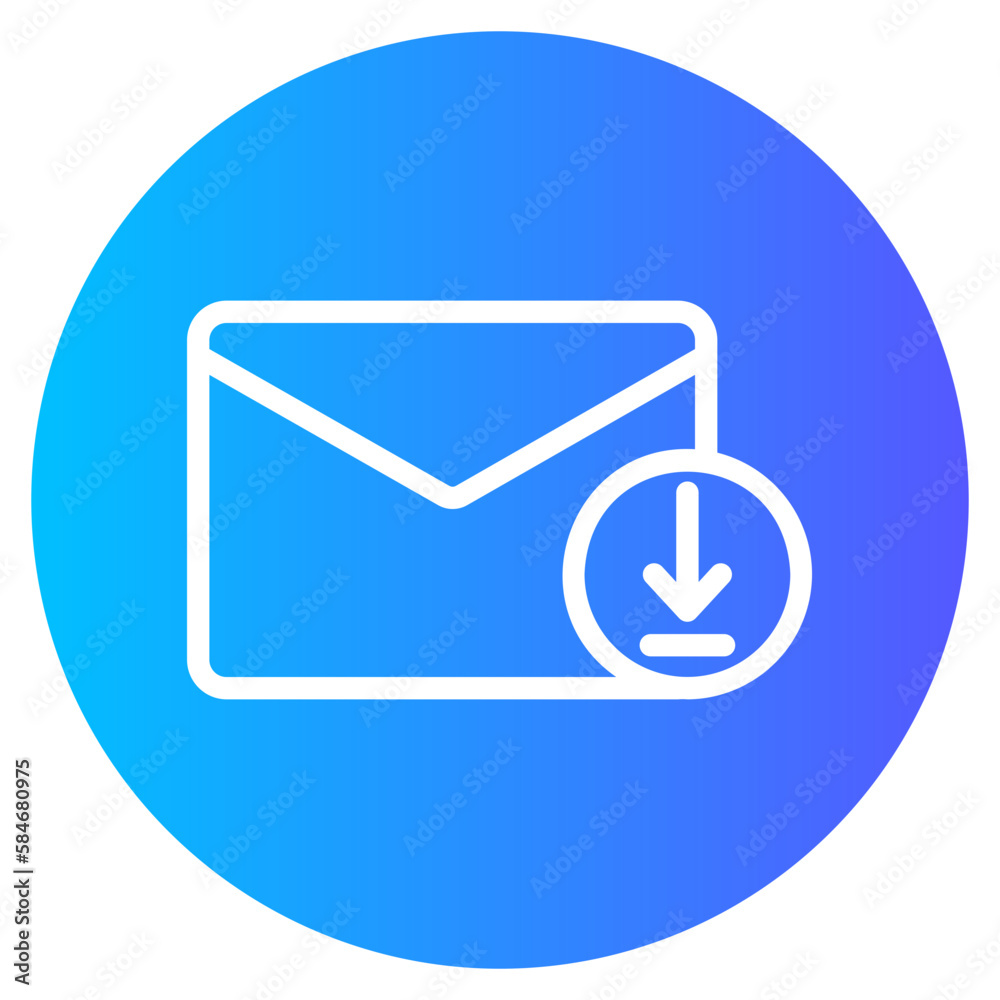 email gradient icon