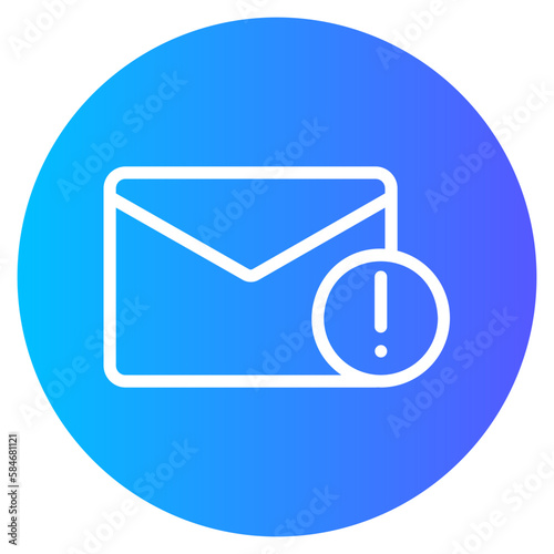 spam gradient icon