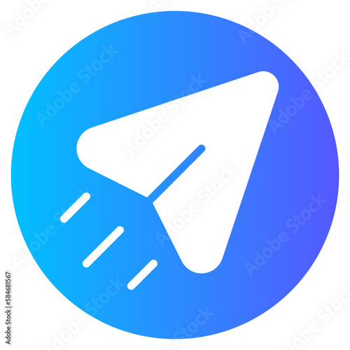 send mail gradient icon