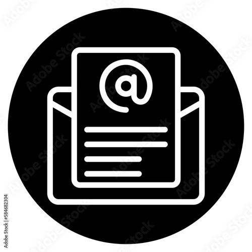 draft glyph icon