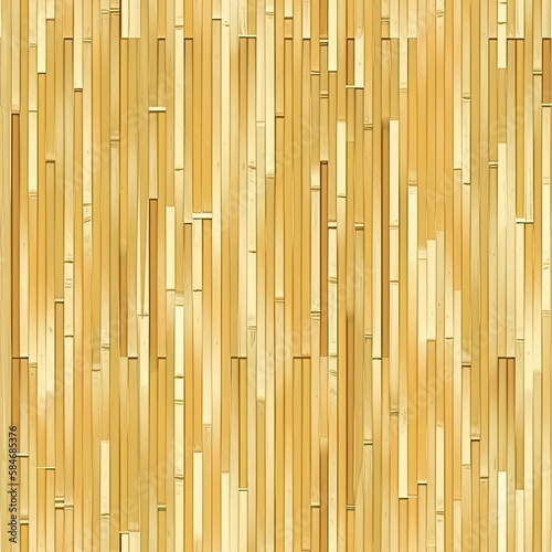 Seamless Bamboo Pattern Illustration art, generative ai