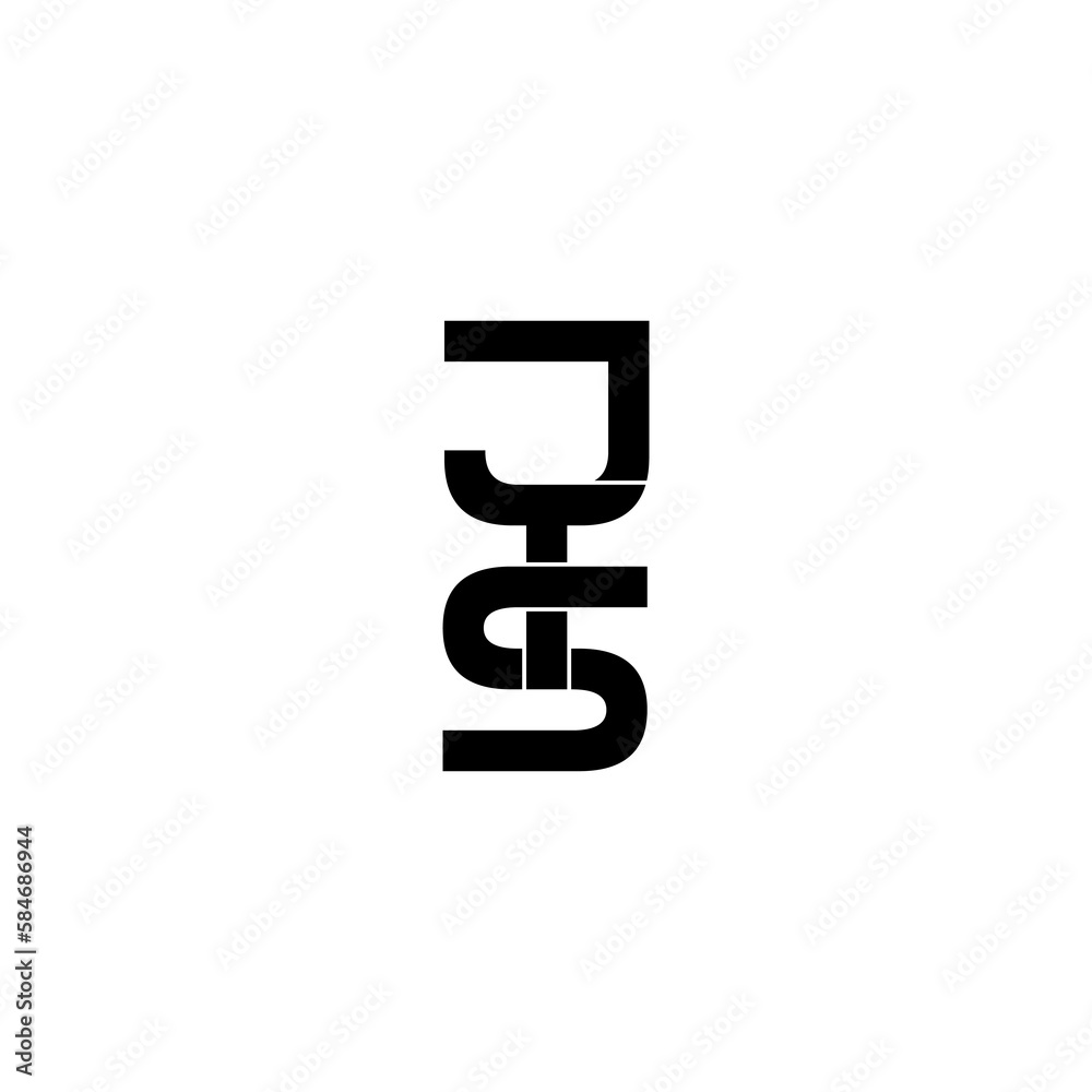 jts initial letter monogram logo design jts initial letter monogram logo design