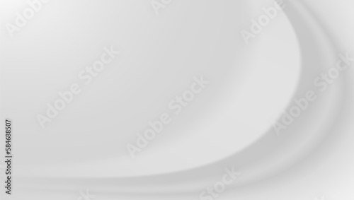 3D White Silk Textile Ripple Whith Shadow