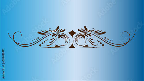 abstract brown ornament background