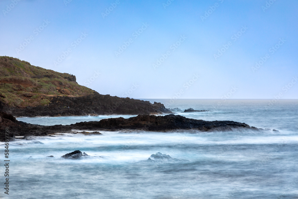 Felsige Küste in der Nähe von Garachico, Teneriffa