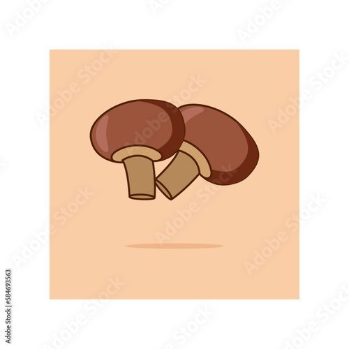 mushroom icon vector illustration