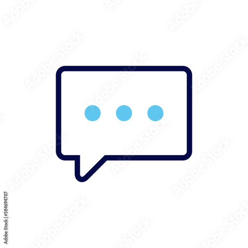 icon vector concept of regular basic replies to comment, review and opinion symbols. Can used for social media, website, web, poster, mobile apps