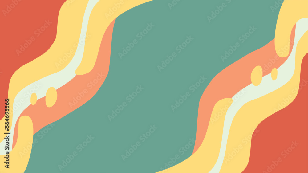 abstract background banner with waves concept