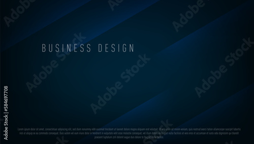 Luxury Dark Blue Abstract Business Back Concept