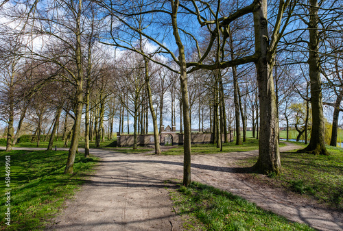 Jewish cemetery in Elburg, Gelderland province, The Netherlands