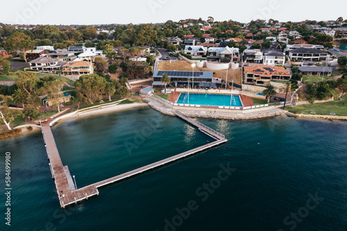 Bicton Baths in the suburbs of Perth, Western Australia