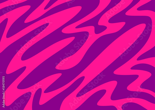 Minimalist background with cute wavy lines pattern