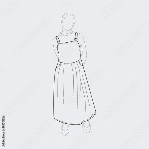 Female fashion illustration