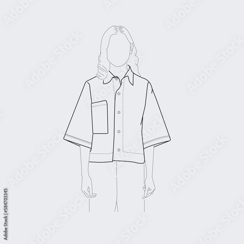 Female fashion illustration