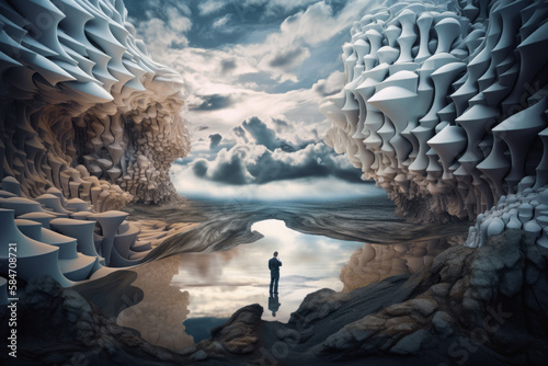 Dreamscapes of Surrealism AI-Generated Landscapes of the Subconscious