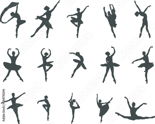 Ballerina silhouette, Ballerina silhouettes, Ballerina SVG, Ballerina vector