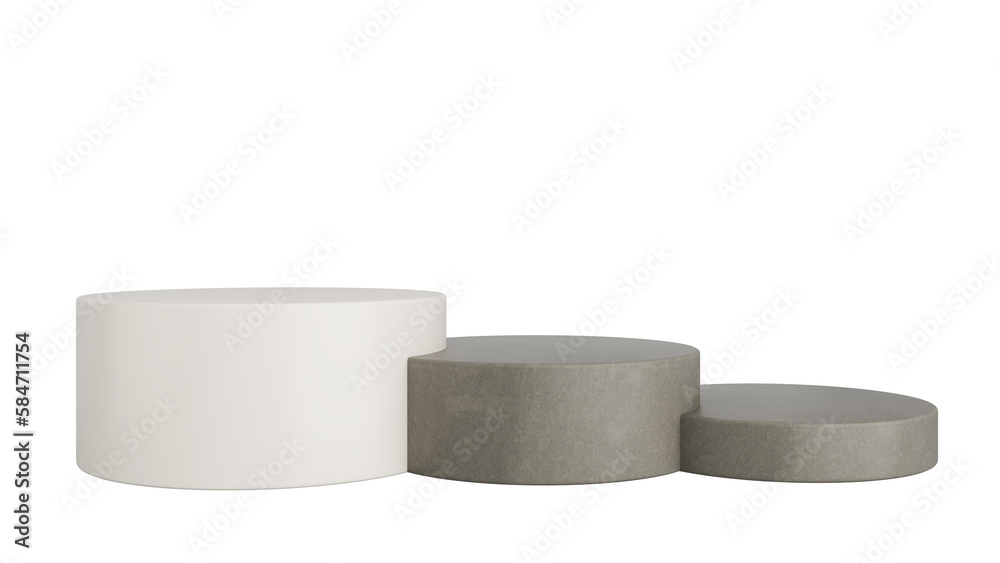 Podium Product Display Stand On Transparent Background Minimal Showcase. 3D Render Illustration Podium Product Display Stand On Transparent Background Minimal Showcase. 3D Render Illustration