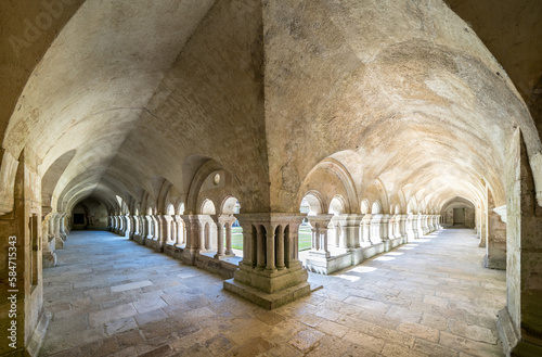 Quadro em tela Abbey of Fontenay in France