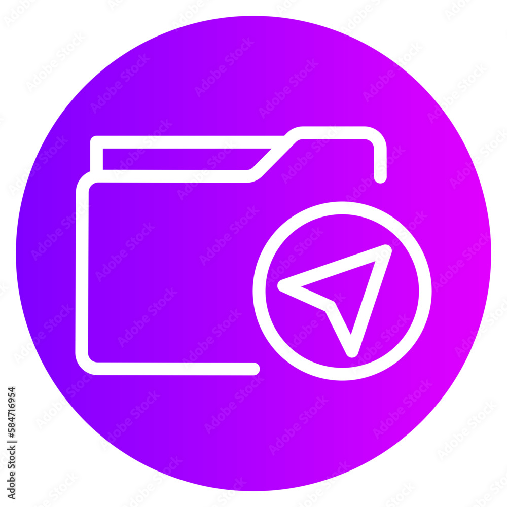 folder gradient icon