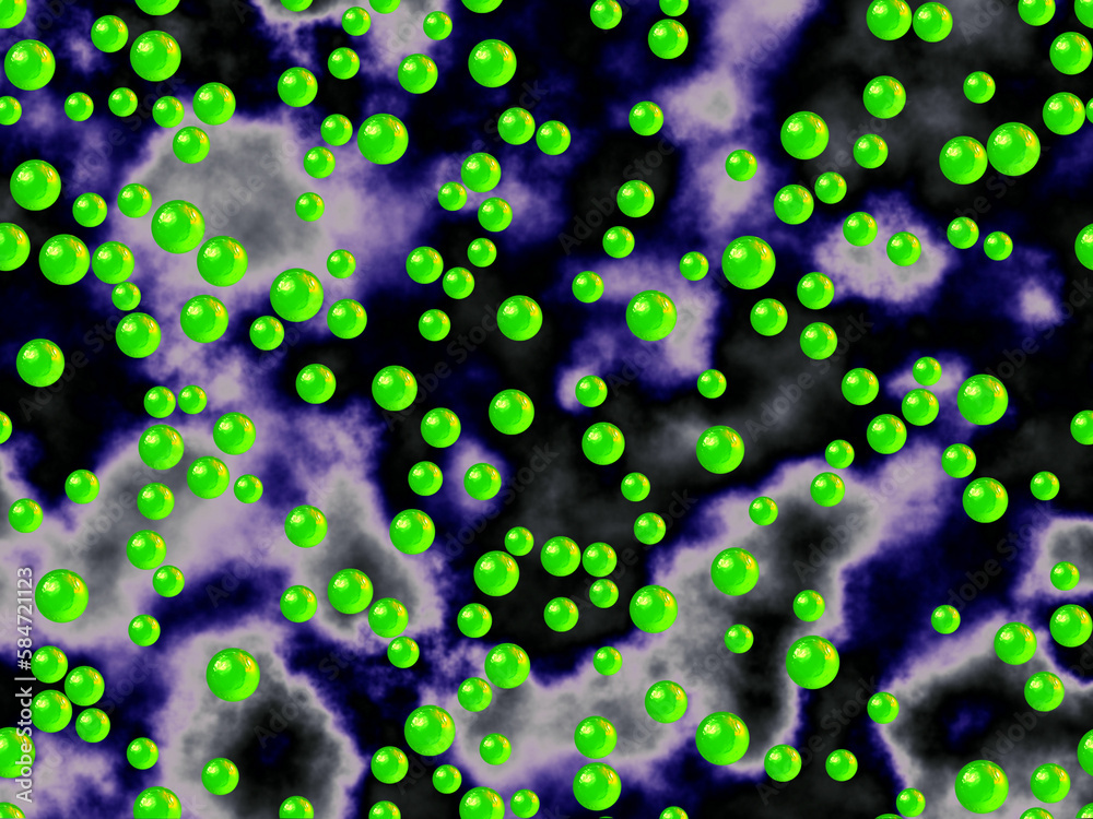 Bubbles, spheres, clouds, sky shapes, abstract background Bubbles, spheres, clouds, sky shapes, abstract background