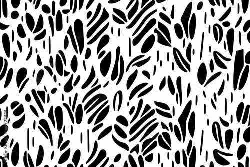 Hand-drawn minimal abstract pattern. Stylish template for design - generative ai