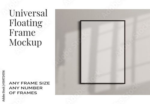 Interior Frame Wall Art Poster Indoor Mockup Template
