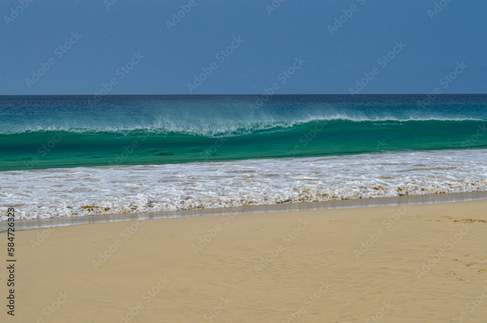 Wave crushig, Boa Vista Island, Cape Verde