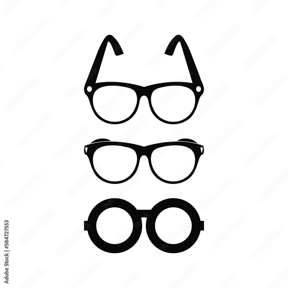 Work space Icons Illustration. Book, Pen, Eyeglasses Work space Icons Illustration. Book, Pen, Eyeglasses