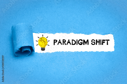 Paradigm shift	 photo