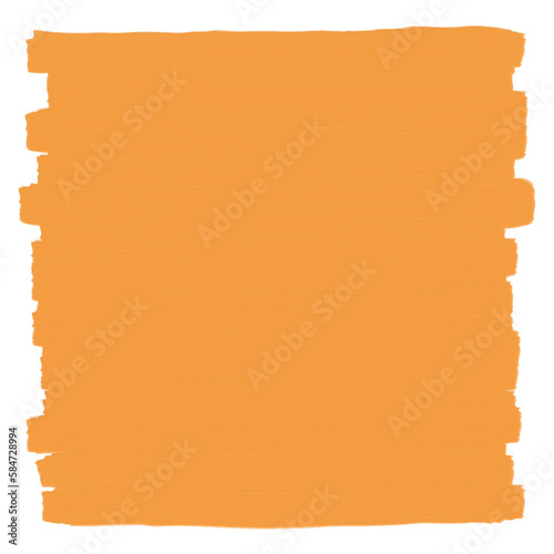 Orange oil paint square background for social media posts or print
