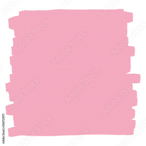Cotton candy pink oil paint square background for social media posts or print