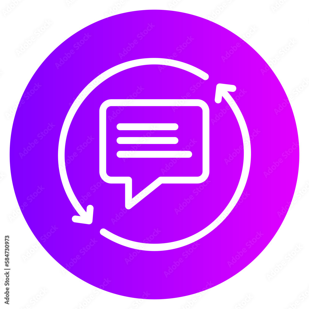 chat gradient icon chat gradient icon